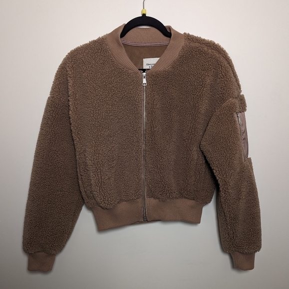 Abercrombie Sherpa Bomber Jacket - Picture 2 of 6